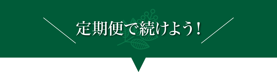 定期便で続けよう!